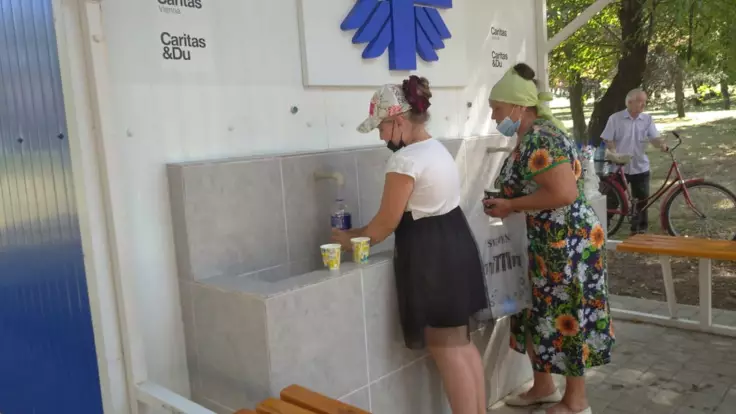 "Наконец-то в Марьинке получат чистую воду": Сивохо открыл бювет в прифронтовом городе