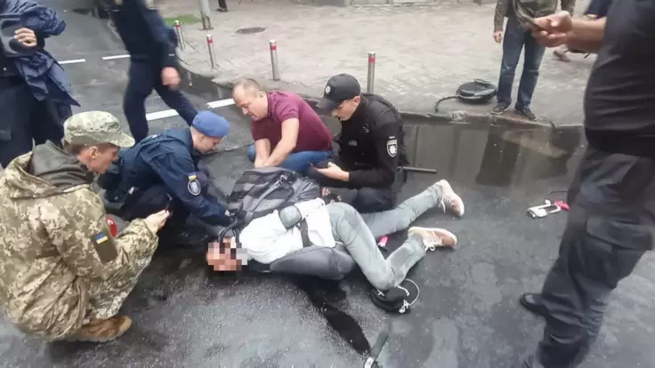 На офис омбудсмена напал уроженец Киевщины: подробности от полиции