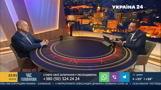 "Час Голованова": з Дмитром Гордоном про долю Лукашенка і плани Путіна