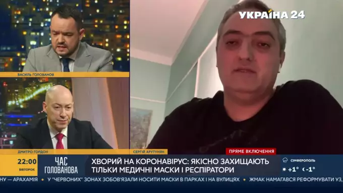 "Время Голованова": с Гордоном о протестах под ОП и эпидемии в Украине